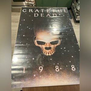 Original vintage, 1988 Grateful Dead poster, 24 x 36